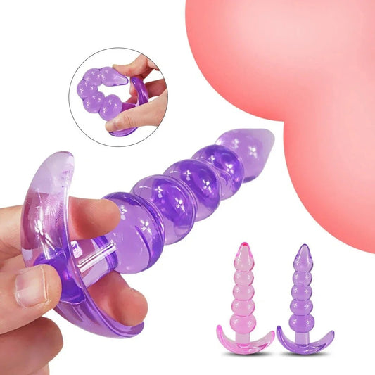 Soft Silicone Anal Comfort Trainer Set – Unisex Adult Wellness Accessory