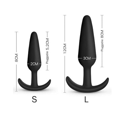 3 Different Size Anal Plug Soft Silicone Anal Butt Plug Stimulator Adult Sex Toys for MenWomen Prostate Massager Anal Trainer