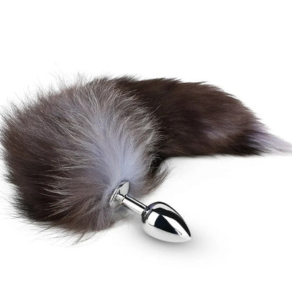 BDSM Fox Tail Anal Plug Sex Anal Toy Butt Plug For Women Adult Sex Toy Stainles Steel Anal Plug Smooth Butt Plug Cosplay Sex Toy