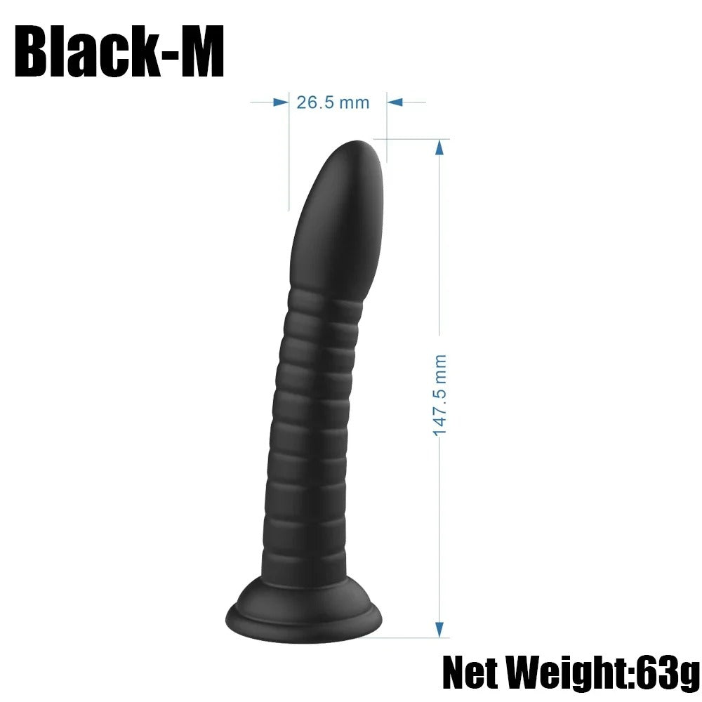Soft Anal Dildo Butt Plug Prostate Massager Adult Gay Phalluses Anal Plug Beads G-spot Erotic Sex Toys For Men Women Products