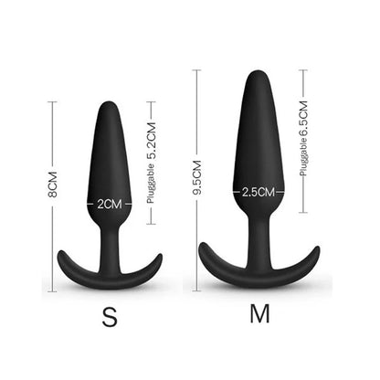 3 Different Size Anal Plug Soft Silicone Anal Butt Plug Stimulator Adult Sex Toys for MenWomen Prostate Massager Anal Trainer
