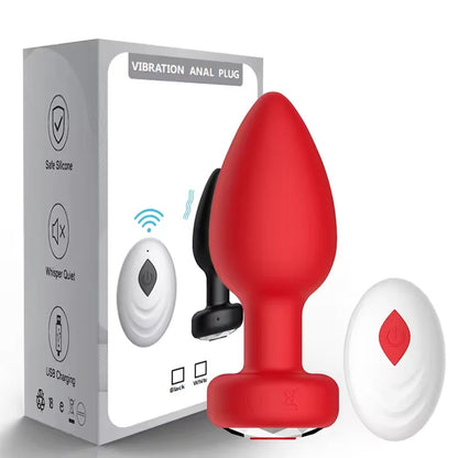 App-Controlled Silicone Massage Plug – Remote Vibration Device