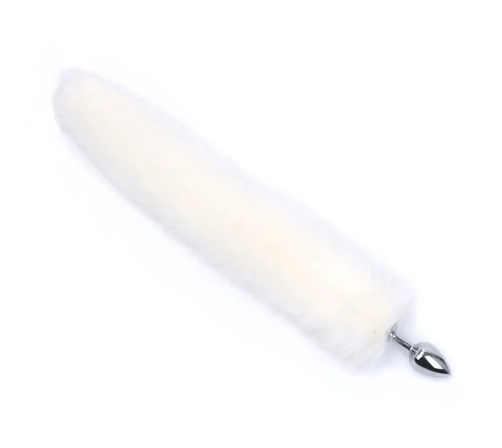 BDSM Fox Tail Anal Plug Sex Anal Toy Butt Plug For Women Adult Sex Toy Stainles Steel Anal Plug Smooth Butt Plug Cosplay Sex Toy