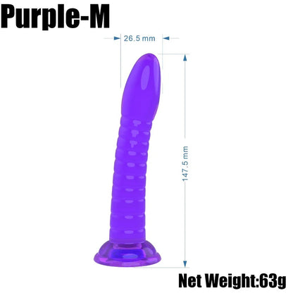 Soft Anal Dildo Butt Plug Prostate Massager Adult Gay Phalluses Anal Plug Beads G-spot Erotic Sex Toys For Men Women Products