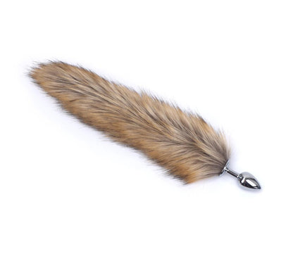 BDSM Fox Tail Anal Plug Sex Anal Toy Butt Plug For Women Adult Sex Toy Stainles Steel Anal Plug Smooth Butt Plug Cosplay Sex Toy