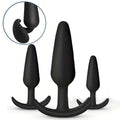 3 Different Size Anal Plug Soft Silicone Anal Butt Plug Stimulator Adult Sex Toys for MenWomen Prostate Massager Anal Trainer