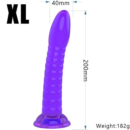 Soft Anal Dildo Butt Plug Prostate Massager Adult Gay Phalluses Anal Plug Beads G-spot Erotic Sex Toys For Men Women Products