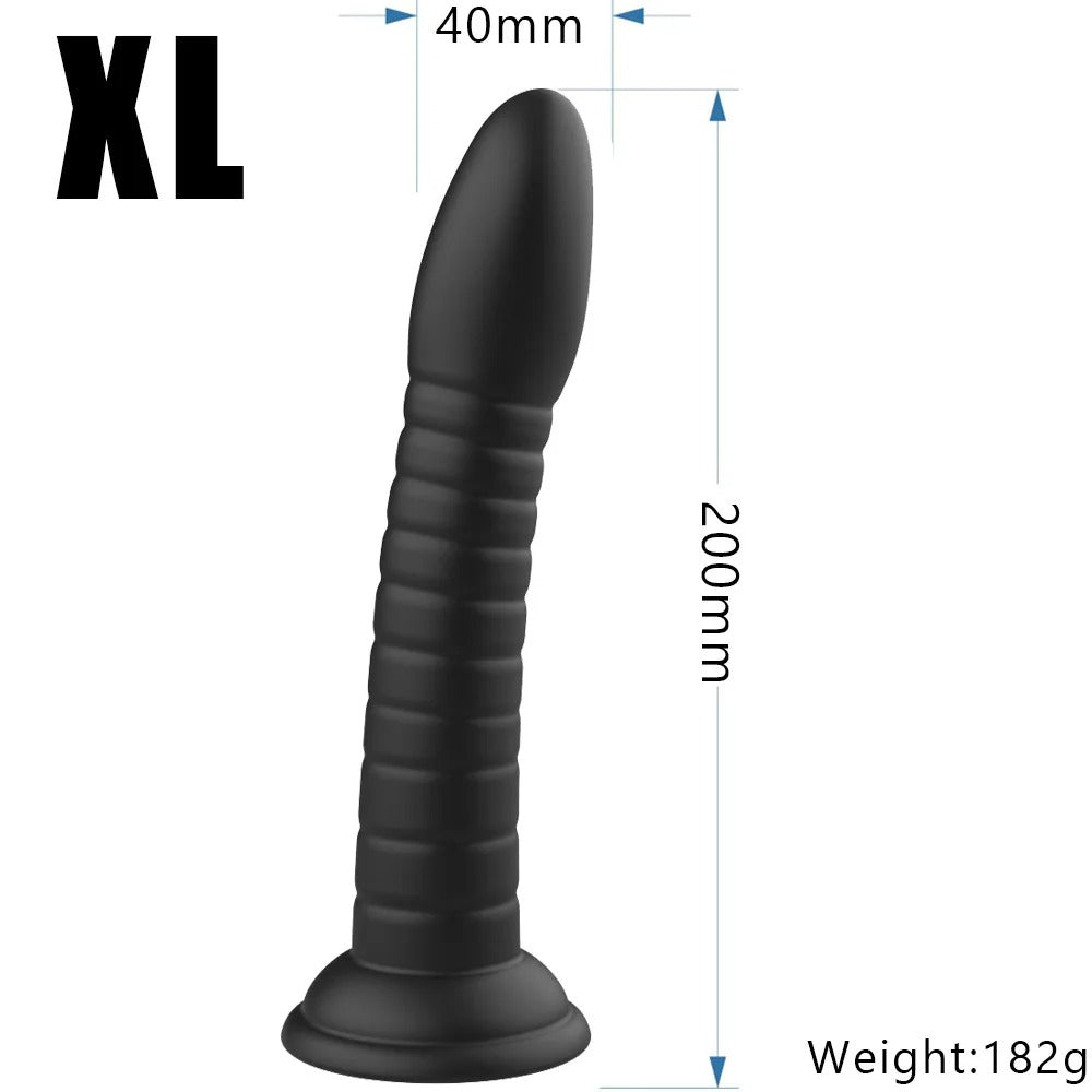 Soft Anal Dildo Butt Plug Prostate Massager Adult Gay Phalluses Anal Plug Beads G-spot Erotic Sex Toys For Men Women Products