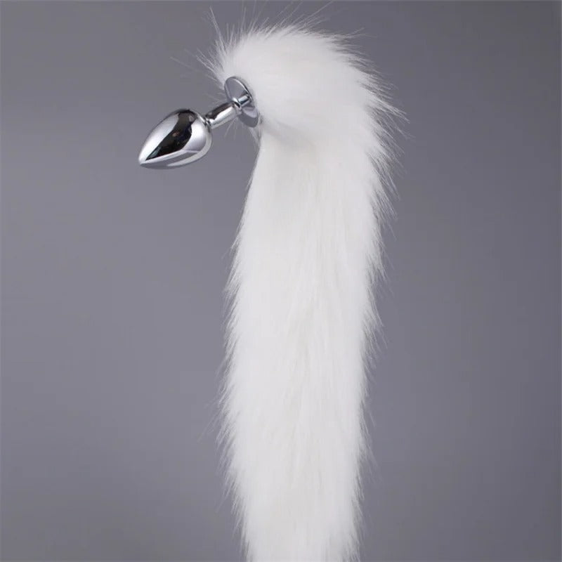 Role-playing Sex Games, Men and Women Sex Toys,1pcs,BDSM Three Size Dog Tail Anal Plug, Animal Tail Butt Plug