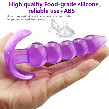 Soft Silicone Anal Comfort Trainer Set – Unisex Adult Wellness Accessory
