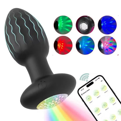 APP Bluetooth Control Anal Plug Vibrator Gay Anal Toy Butt Plug Stimulator Masturbation Tool Penetration Anal Vibrator Man Women