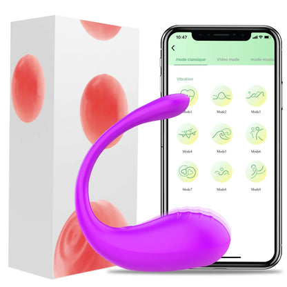 9 Speed APP Controlled Vaginal Vibrators G Spot Anal Vibrating Egg Massager Wearable Stimulator Adult Sex Toys for Women Couple