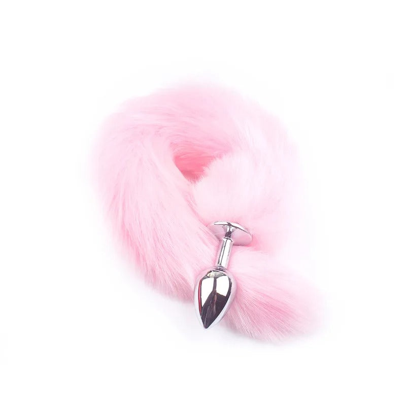 BDSM Fox Tail Anal Plug Sex Anal Toy Butt Plug For Women Adult Sex Toy Stainles Steel Anal Plug Smooth Butt Plug Cosplay Sex Toy