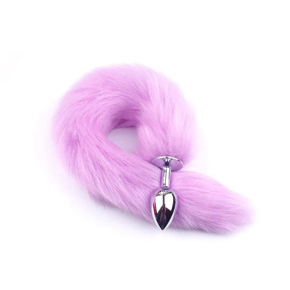 BDSM Fox Tail Anal Plug Sex Anal Toy Butt Plug For Women Adult Sex Toy Stainles Steel Anal Plug Smooth Butt Plug Cosplay Sex Toy